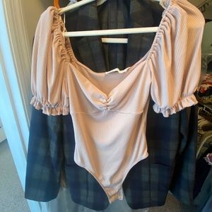 EUC- L Astr the label blush bodysuit